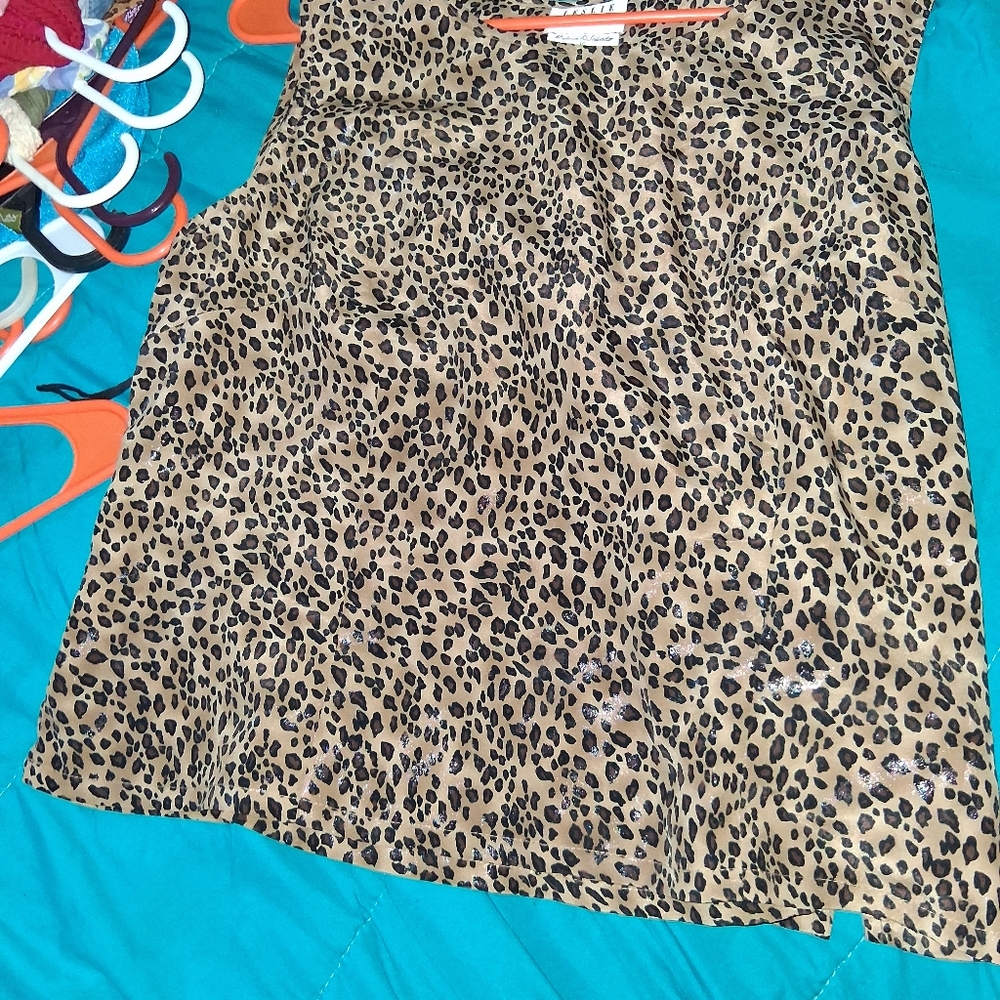Leopard Print Women's Skirt